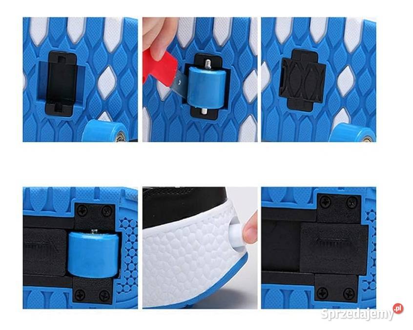 BUTORolki BUTY migające świecące LED Z Kółkami uniseks lubelskie Lublin