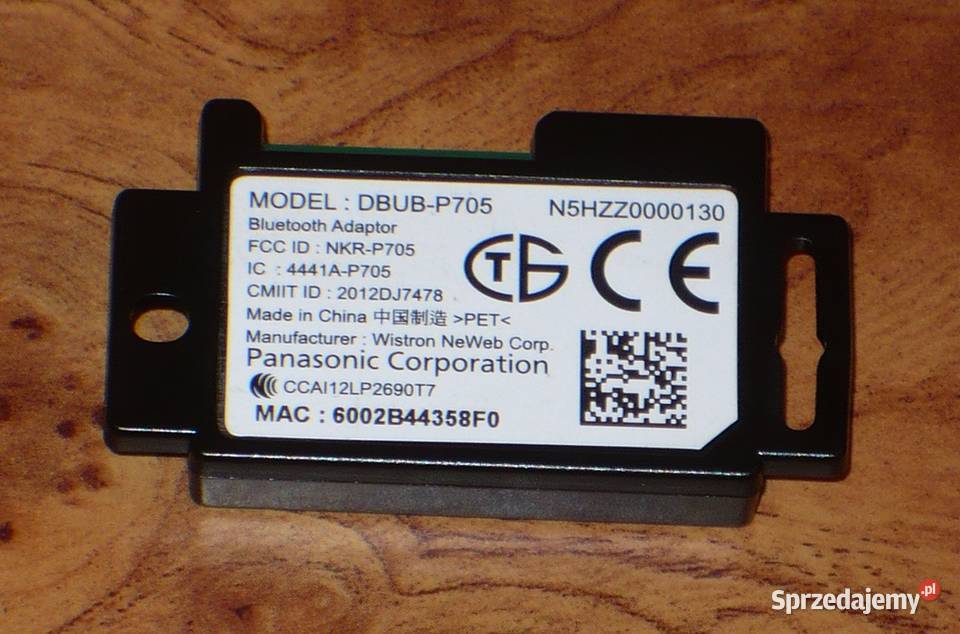 Moduł Bluetooth DBUBP705 TV Panasonic TXL47WT60E sprzedam