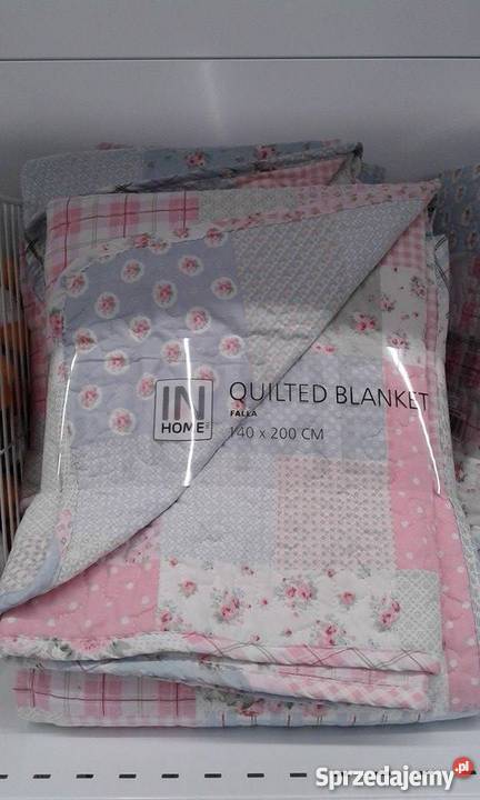 Koc narzuta patchwork 140x200 odcienie różowego Pościel i koce Kraków