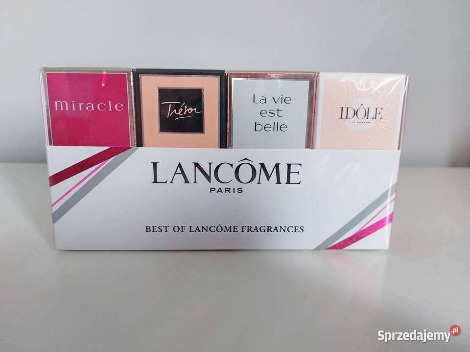 zestaw perfum Lancome w wersjach podróżnych