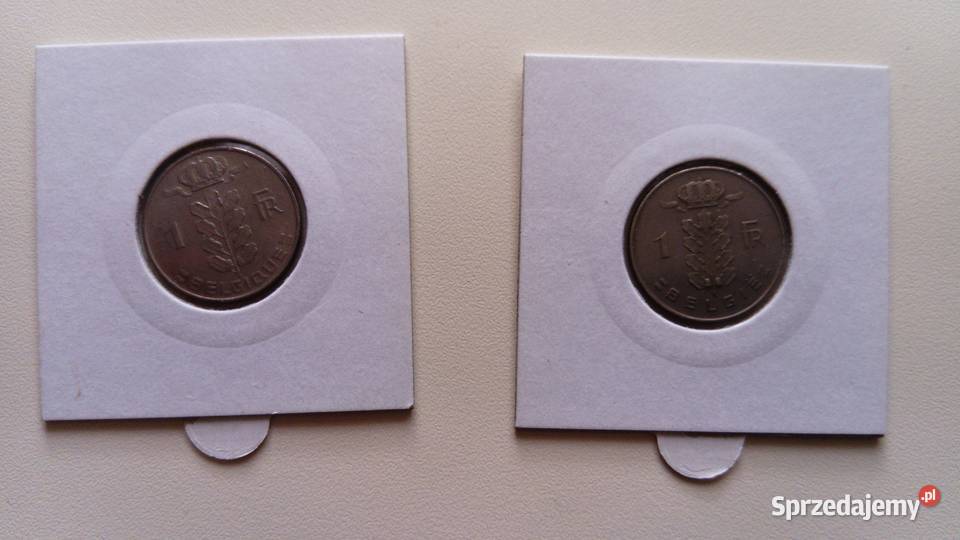 Moneta 1 frank 1972 i 1978 r Kolekcje Mosina