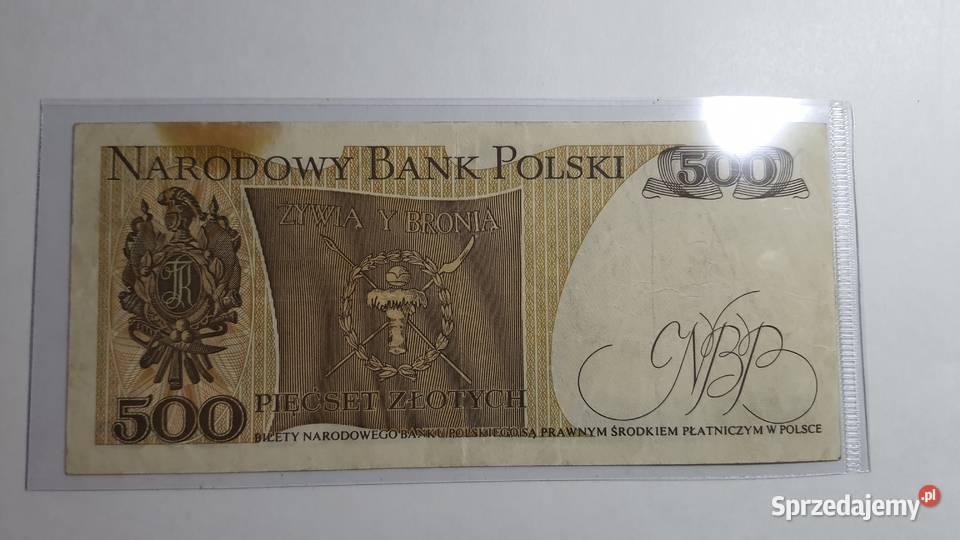 ULTRA RZADKOŚĆ 500 zlotych 1974 s K mazowieckie Warszawa sprzedam