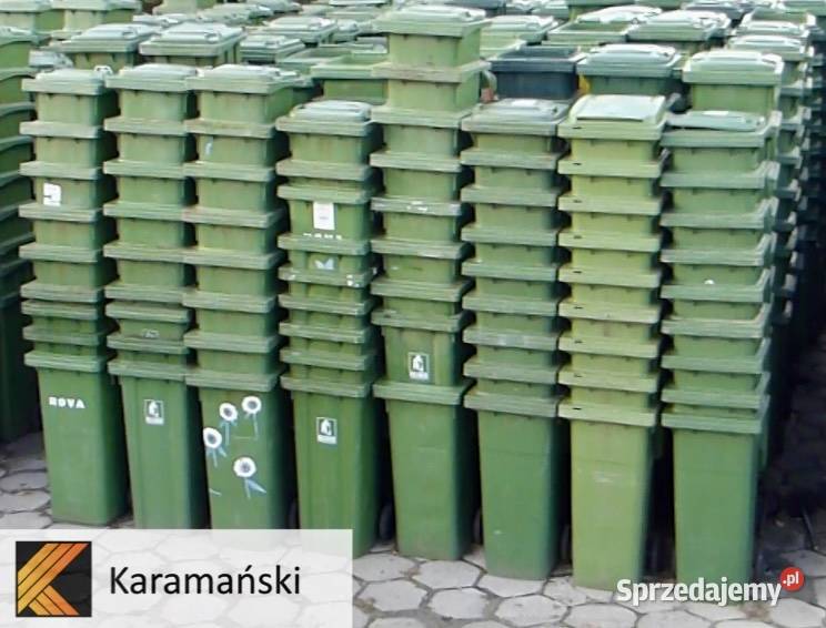 używane pojemniki na odpady 120 L 240 L 660 L Bielsko-Biała