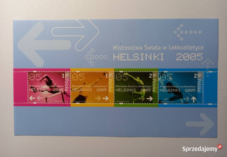 Bl 196 Mistrzostwa Świata Helsinki 2005r czysty Poznań