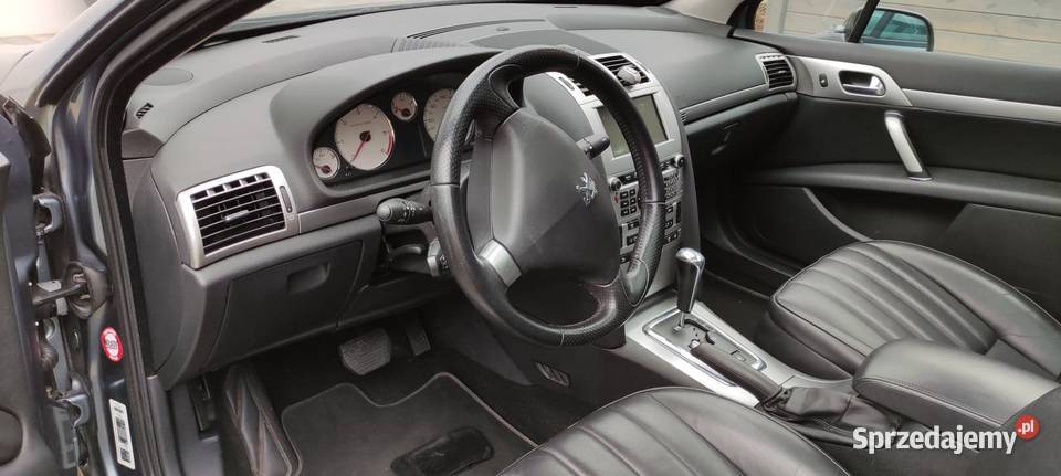 Peugeot 407 wnętrze skóra fotele boczki super Nysa
