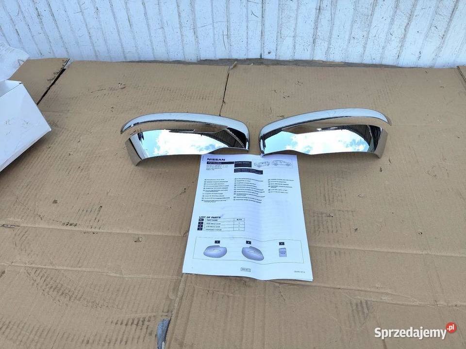 NISSAN QASHQAI J11 X TRAIL NAKŁADKA LUSTERKA Osłony i zaślepki sprzedam