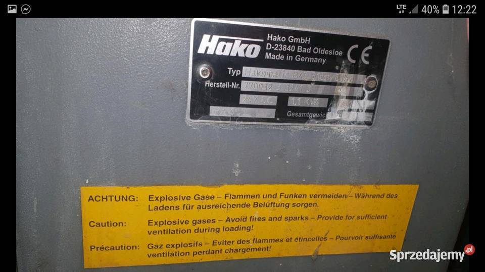 maszyny sprzątające akumulatorowe Pozostałe Jawornik Polski sprzedam