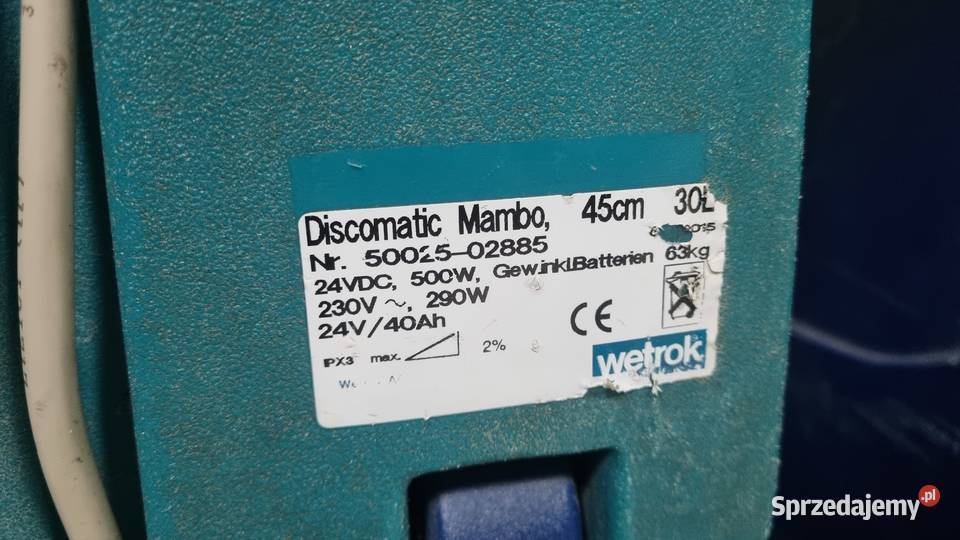 Profesjonalna szorowarka maszyna sprzątająca