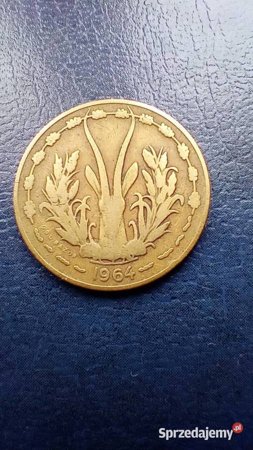 Stare monety 10 frank 1964 Afryka Zachodnia Lesko
