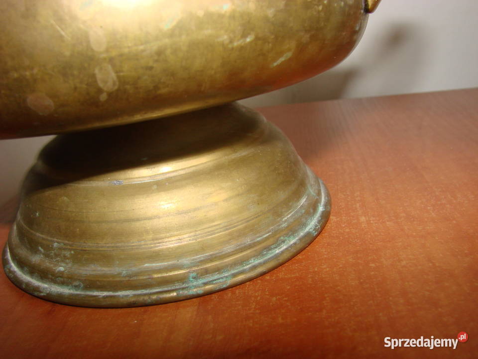 wazon doniczka osłonka mosiądz Indie Pruszcz Gdański sprzedam