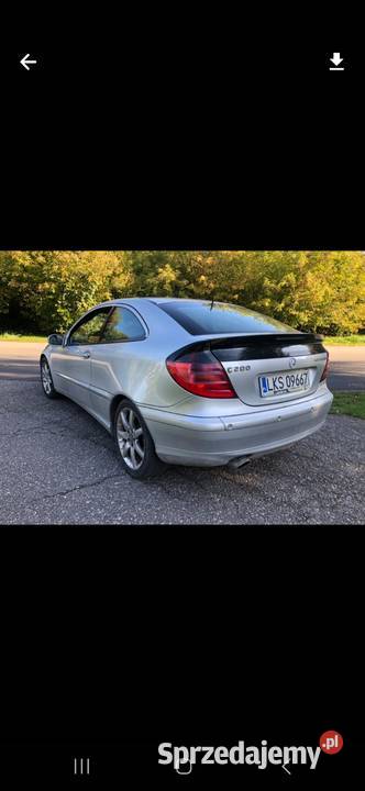 Mercedes benz c200k 20 kompresor 163 sportcoupe