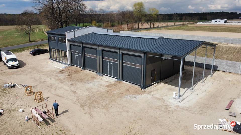 Hala magazyn biuro warsztat konstrukcja stalowa wielkopolskie Szczury
