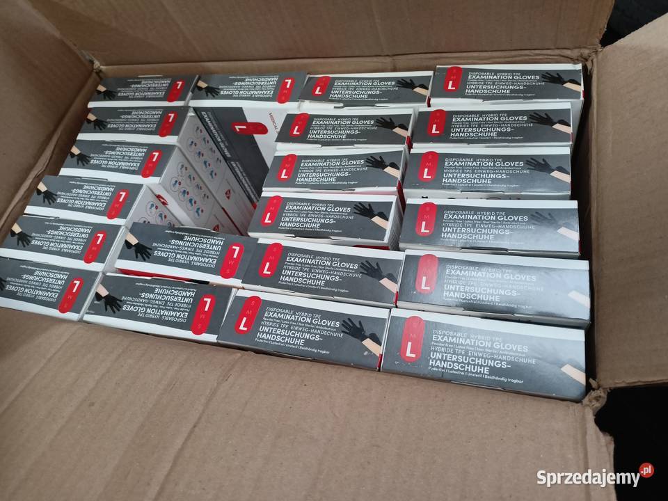 Jedn rękawiczki Medical Shield Hybrydowe TPE bez Kolno