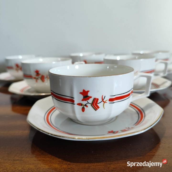 Czeskie Duo porcelanowe Art Dco Warszawa
