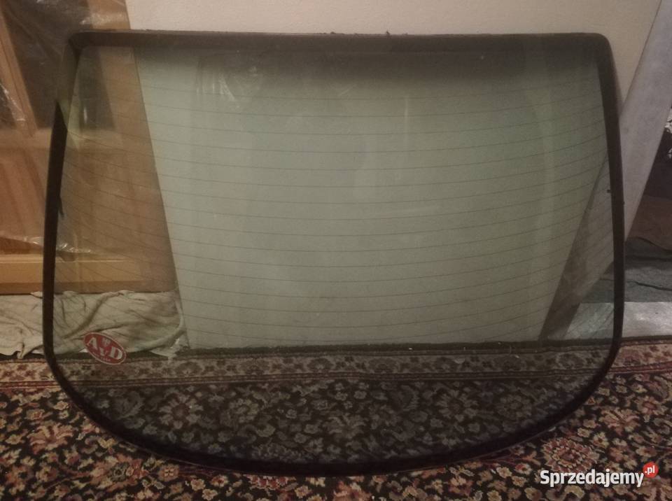 Szyba tył quattro z napisem Audi 80 b3 90 b3 sprzedam