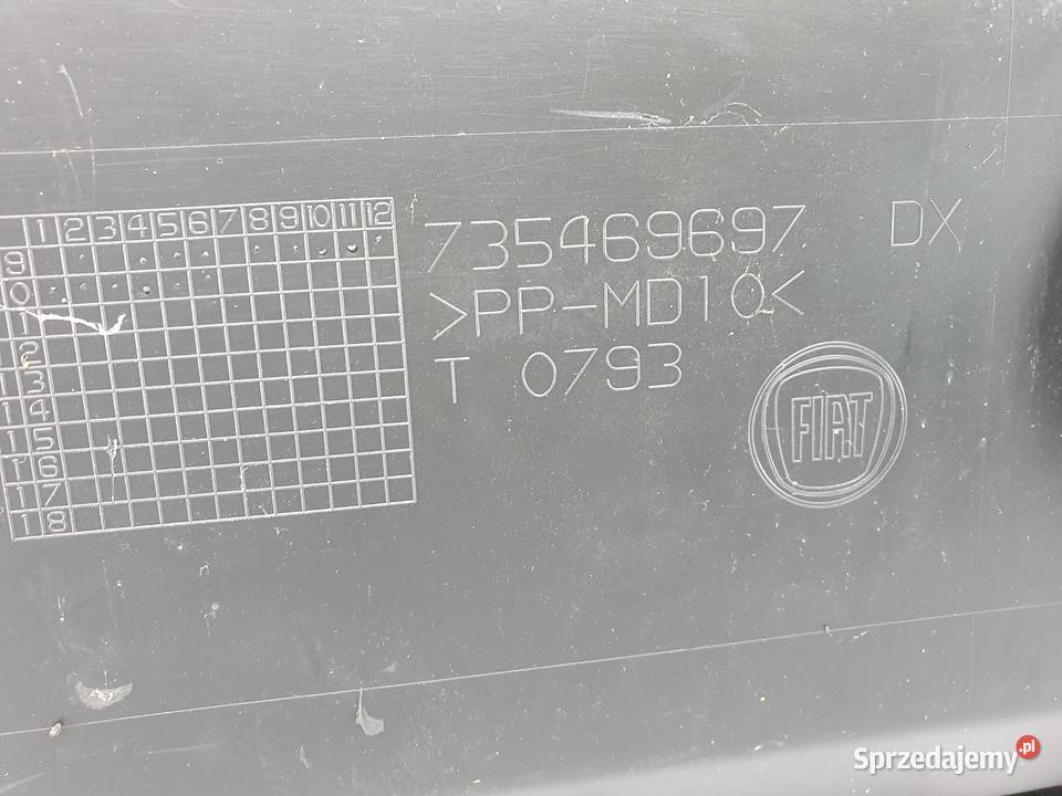 Boczek Drzwi Prawy Fiat Doblo II osobowe Łódź