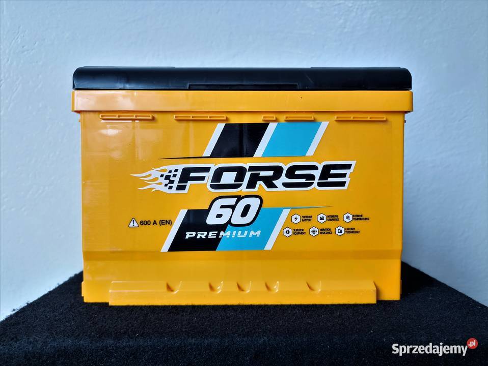Akumulator FORSE 60Ah 600A EN LEWY PLUS Kalisz sprzedam