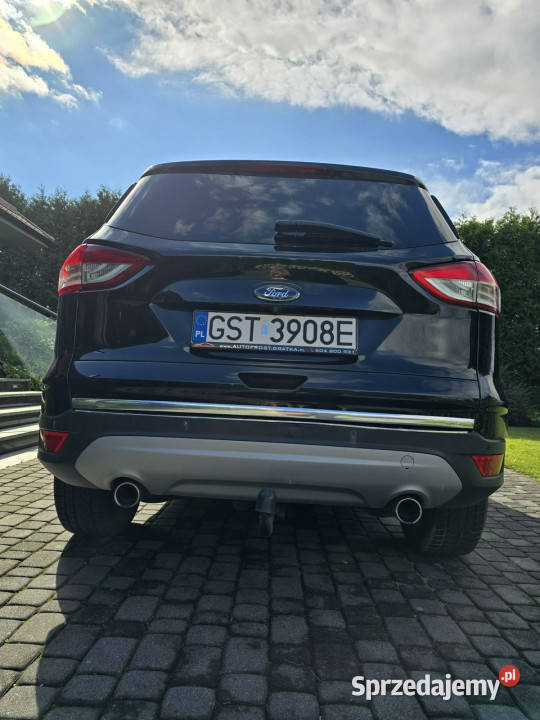 Ford Kuga 4X4 TITANUM Alu Felgi Pół Skóry Navi światła do jazdy dziennej Rywałd