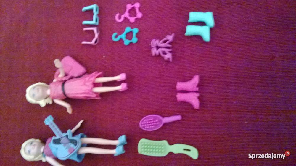 polly pocket 5 lalek ubranka dodatki Warszawa