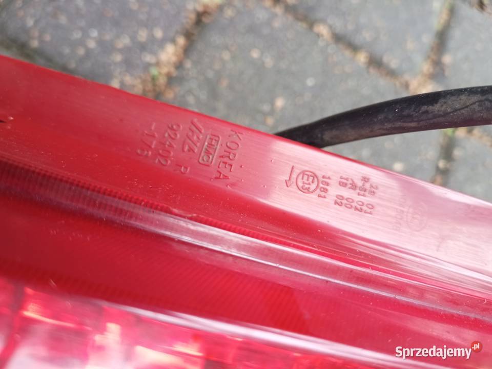 Lampa tylna HYUNDAI Matrix LIFT prawa Europa tył Włocławek