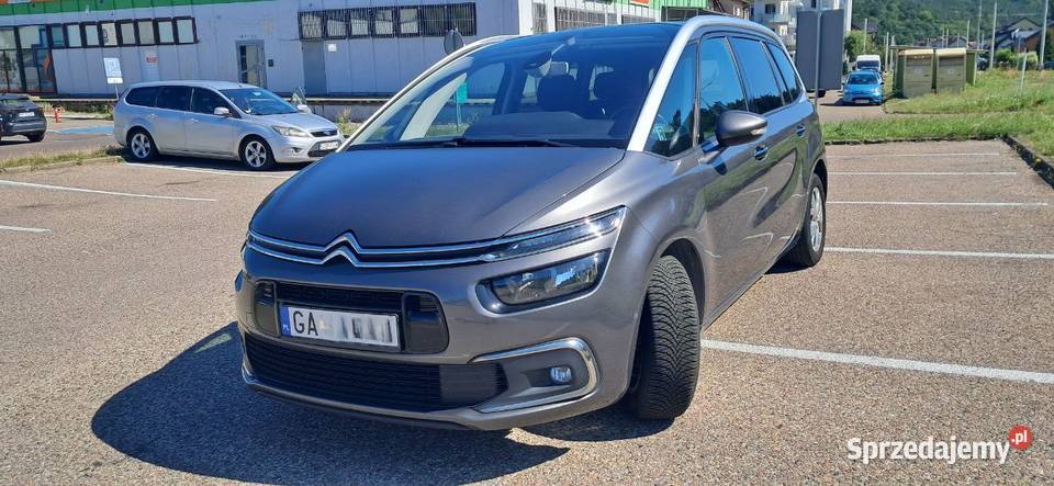 Citroen C4 Grand Picasso 16 BlueHDI 2017 nieuszkodzony Gdynia