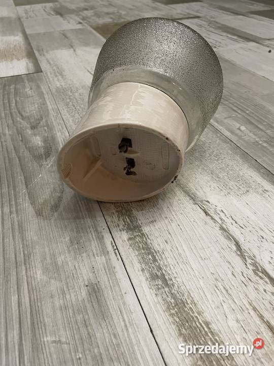 Lampa oprawa porcelanowa przemysłowa LOFT PRL