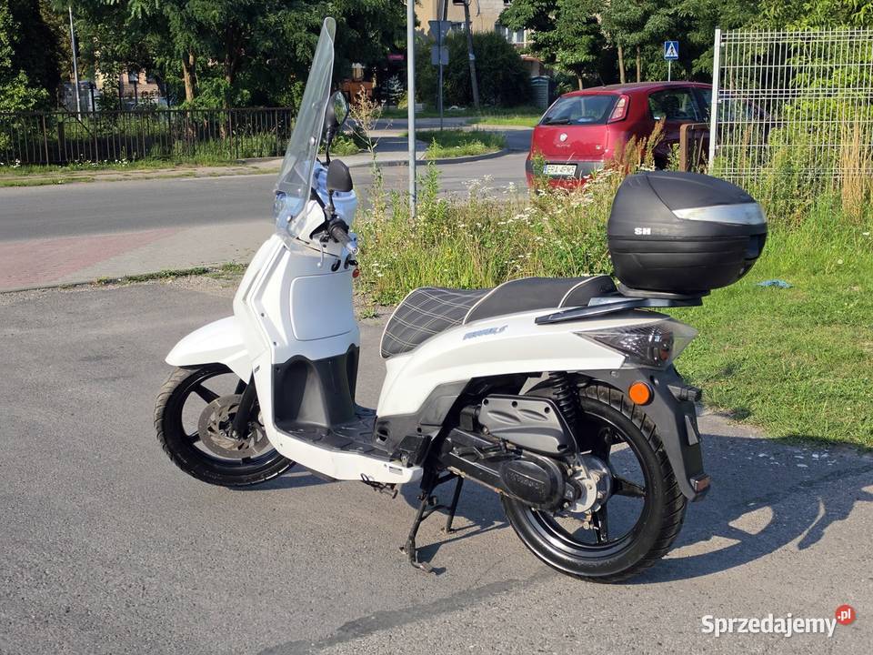 Kymco Peoples 50 4t na dużych 16 kołach z szybą 10358km