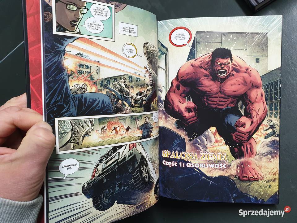 Hulk Spalona Ziemia WKKM tom 65 twarda okładka  Komiksy Gdynia