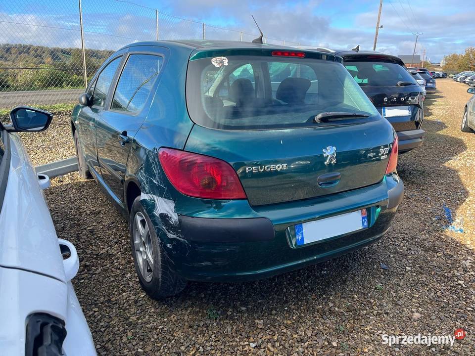 PEUGEOT 307 20 HDi 90 XR Presence FY776 zielony Gdańsk