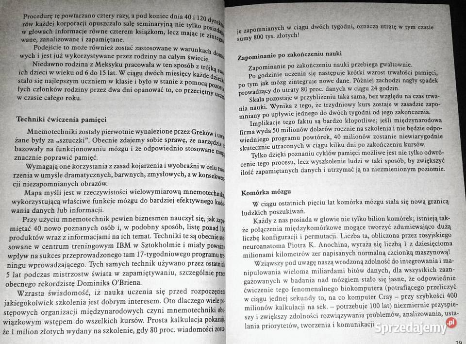 Podręcznik szybkiego czytania Tony Buzan Chełm