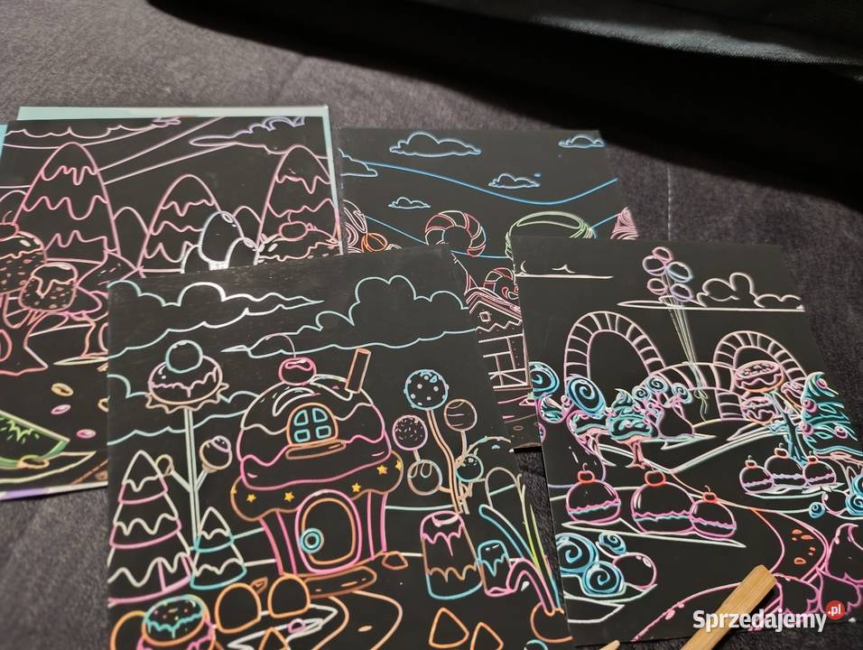 zaczarowany las 12 stron do zdrapywania i wielkopolskie Poznań