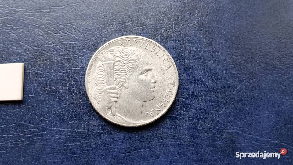 Stare monety 5 lir 1950 WŁochy Lesko