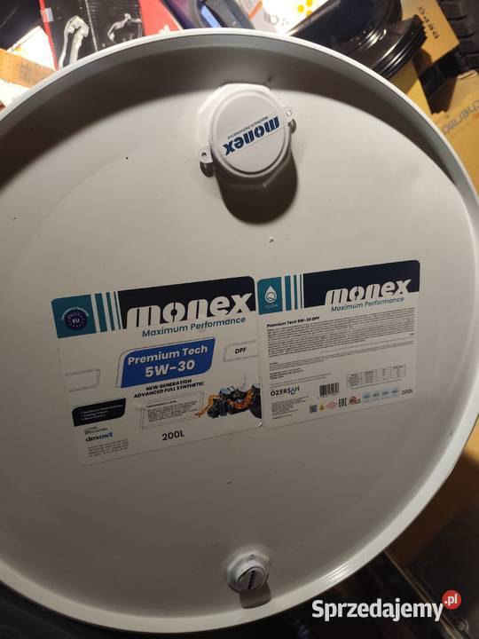 OLEJ SILNIKOWY MONEX PREMIUM TECH 5W30 FULLSYN lubelskie sprzedam