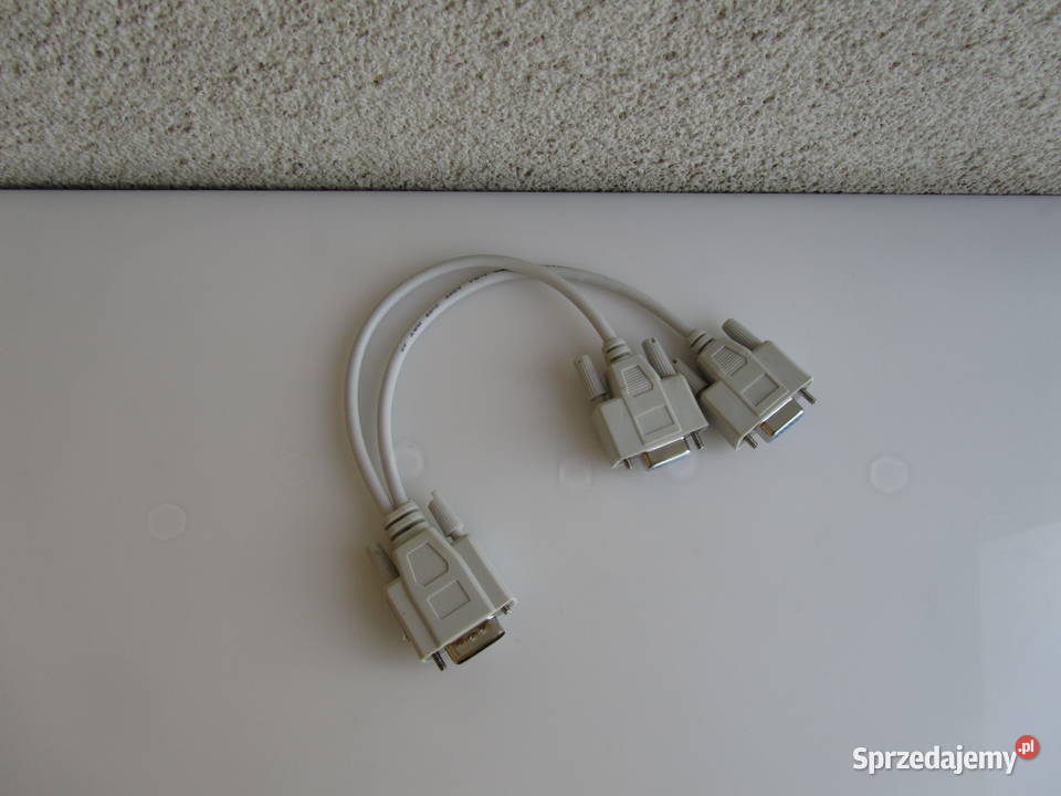 Kabel splitter VGA na 2 x VGA klonowanie obrazu kable, taśmy, przedłużacze warmińsko-mazurskie Olecko