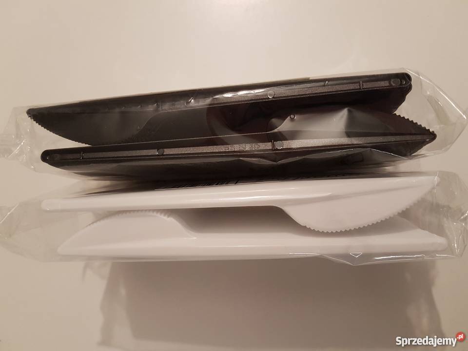 NÓŻ SMART PACK BIAŁY SZTAPLOWANY 100 SZTUK