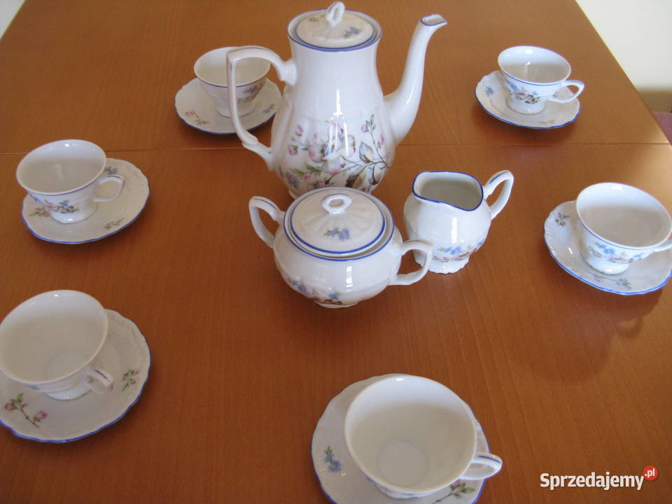 Serwis kawowy porcelana Bogucice Porcelana i szkło małopolskie Kraków