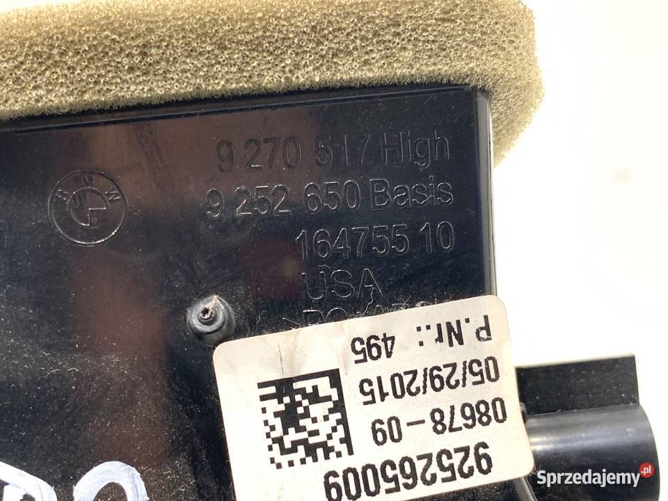 KRATKA NAWIEWU PRAWY PRZÓD BMW F16 9270517 1419 sprzedam