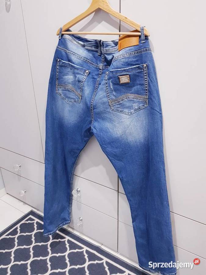 Męskie spodnie jeansowe w dużym rozmiarze Rozmiar XXL Dąbrowa Górnicza