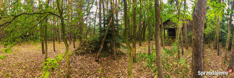 Działka rekreacyjna 906 m z domkiem Kuligów Grunty i działki