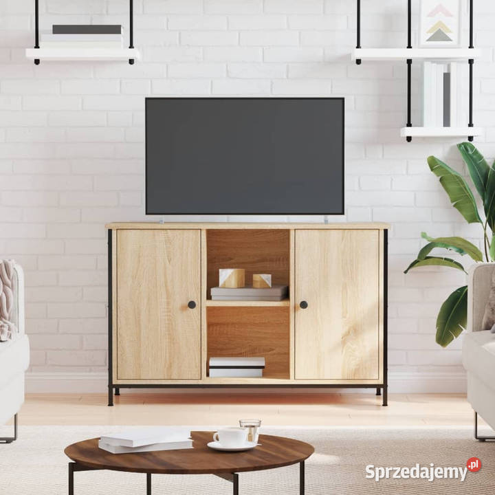 Szafka pod TV dąb sonoma 100x35x65 materiał Warszawa