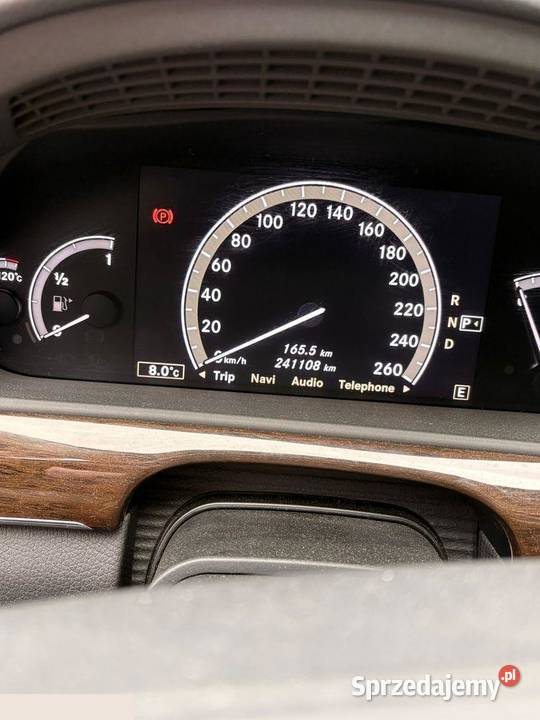 Mercedes Klasa S Long 35 benzyna 306 2013r Klasa S Grudziądz