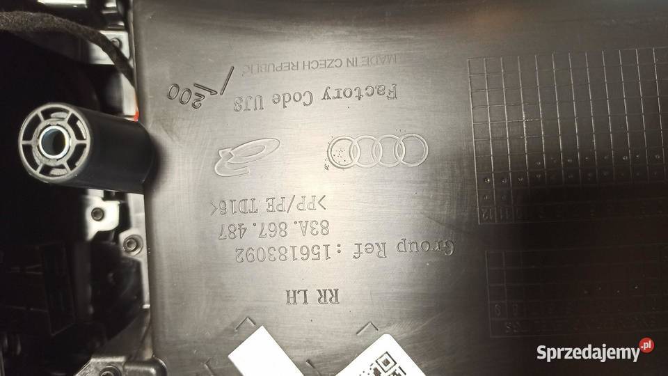 AUDI Q3 83A 83F BOCZEK DRZWI LEWY TYŁ 83A971693C sprzedam