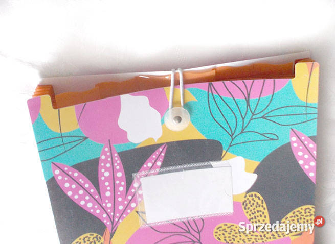 kolorowy segregator na papiery kolorowy podlaskie sprzedam