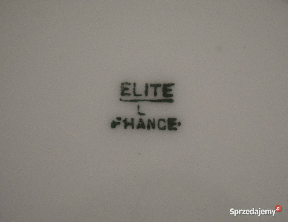 Elite Limoges France malatura ręczna z końca XIX kujawsko-pomorskie Chełmno