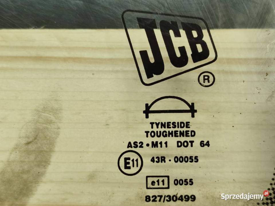 Szyba tylna 82730499 JCB 530 70 Pozostałe Wilkowo