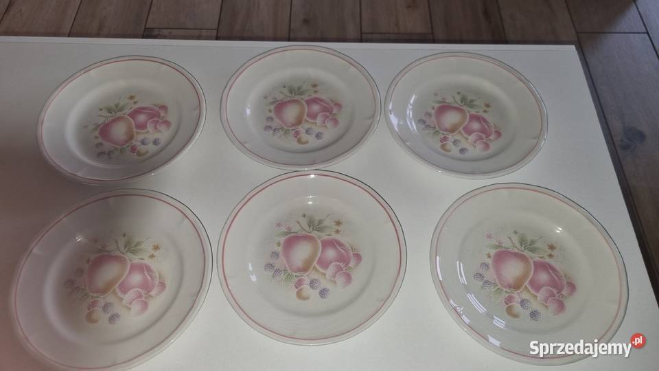 Talerze Deserowe Ceramika Włoska Ironstone Wola Podłężna