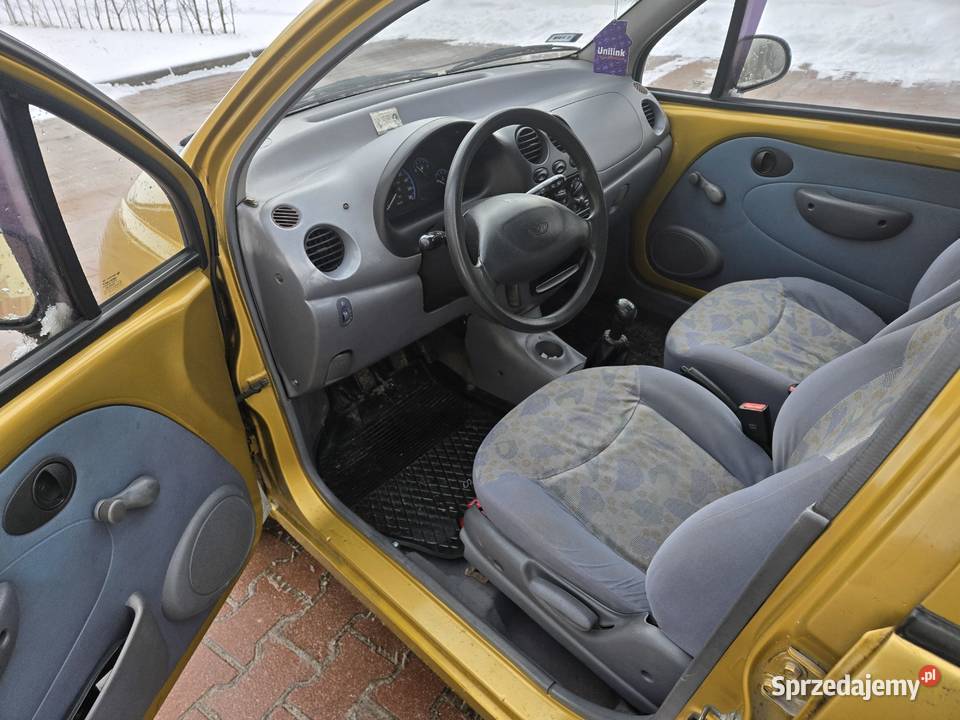 Daewoo Matiz Benzyna 2001 Rok produkcji 2001 Łódź