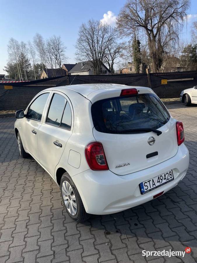 Nissan Micra K13 2015 12 Benzyna Biała 1198cm3 Kalety