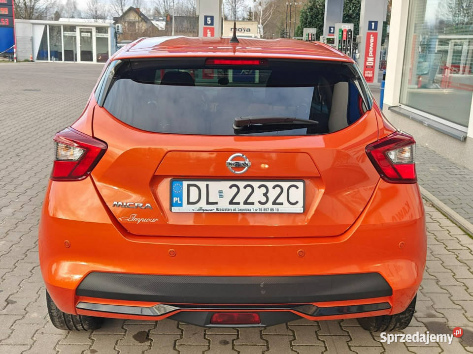 Nissan Micra K14 2017 pomarańczowy Karczew