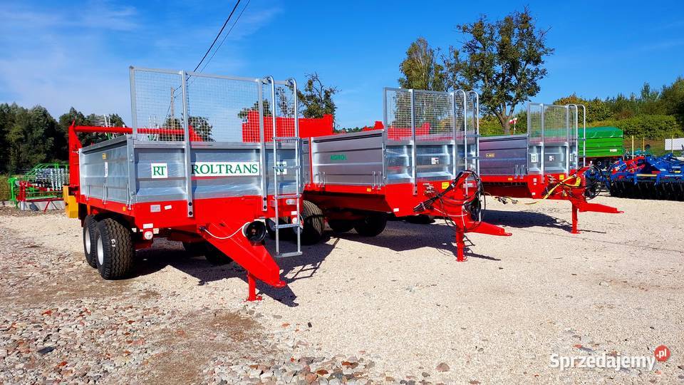 Rozrzutnik obornika ROLTRANS IGAMET 6 8 ton UNIA Pasłęk